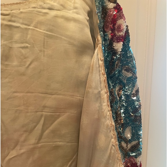 Retrofete Pearl Dress, Size: Medium, Color: Blue Floral - Picture 5 of 8